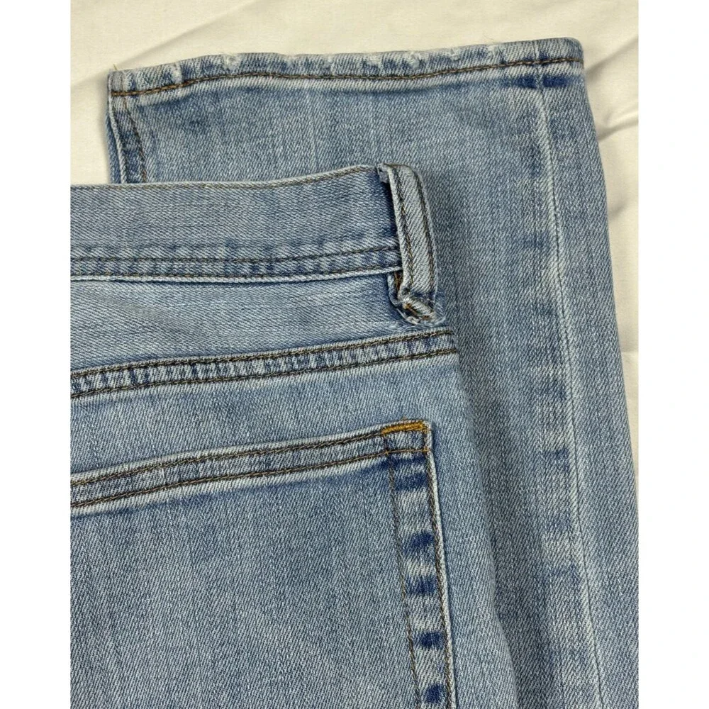 J.Crew The Sutton Jeans Mens 31x32 Light Wash Straight Stretch Denim Blue